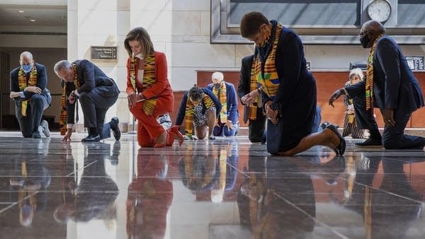 Democrats Kneeling in the Capitol Building Newt Gingrich