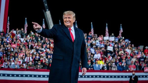 What Newt's Reading Trump at Georgia Rally