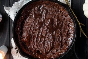 Thanksgiving Recipe: Debbie’s Cast Iron Skillet Pecan Brownies
