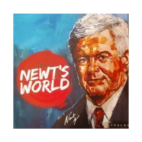 Newt's World Autographed Steve Penley Print