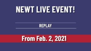 Newt’s Inner Circle Live Event | Feb 2 2021