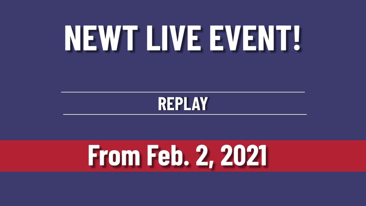 Newt’s Inner Circle Live Event | Feb 2 2021