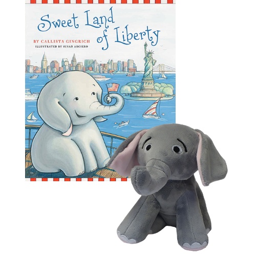 Ellis the Elephant Sweet Land of Liberty - Autographed Book and Plush Toy Callista Gingrich