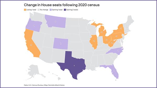Census Data gives an edge to House Republicans