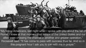 Newt Gingrich Audio Update FDR D-Day Prayer