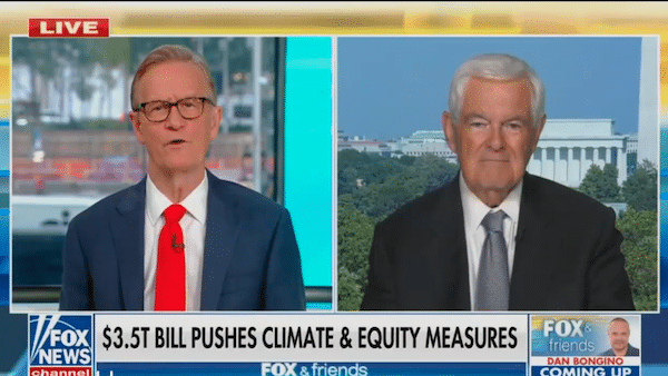 video Newt Gingrich on Fox & Friends | September 27, 2021