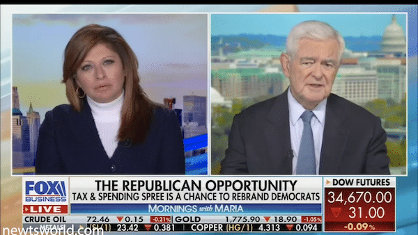 Newt Gingrich on Mornings with Maria | September 16, 2021