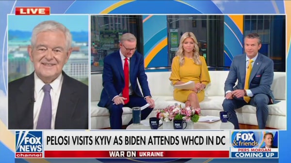 Newt on Fox and Friends May 2 2022