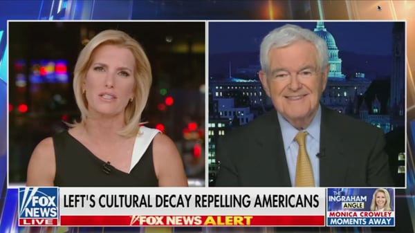 Newt Laura Ingraham 6 21 2022