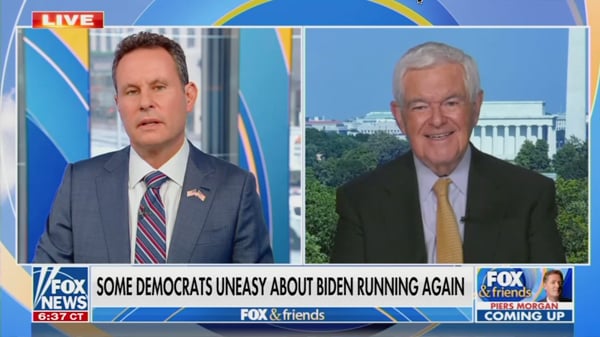 Newt on Fox & Friends June 20 2022