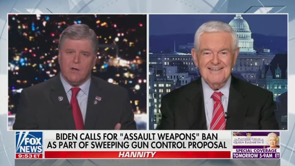 Newt on Hannity 06 03 2022