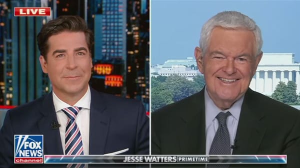 Newt on Jesse Watters Primetime