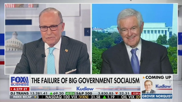 Newt Gingrich Kudlow July 18 2022