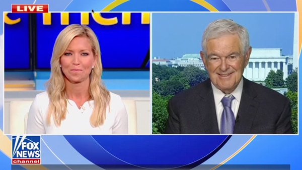 Newt on Fox anf Friends July 18 2022