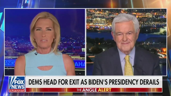 Newt Gingrich Ingraham Angle Aug 4 2022