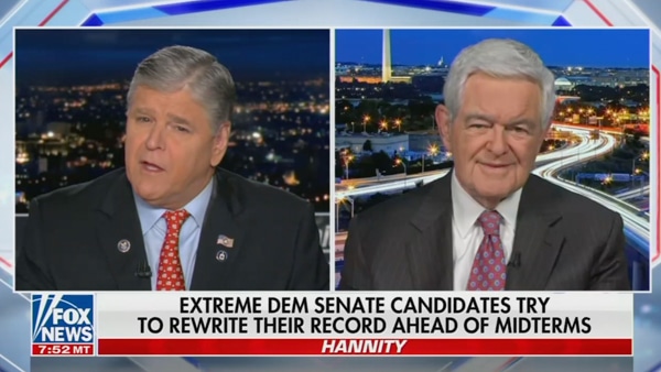 Newt on Hannity Sept 29 2022