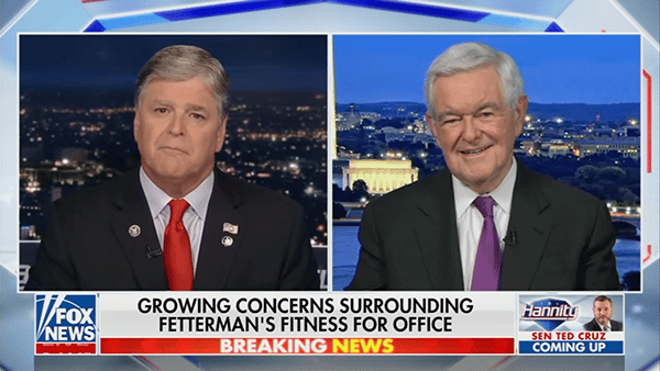 Newt on Hannity Sept 6 2022