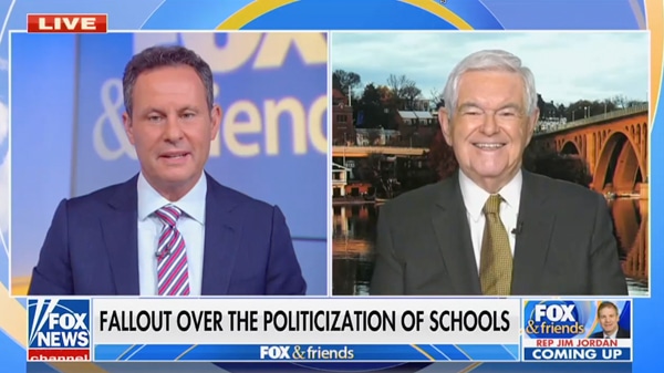 Newt Gingrich Fox Friend Oct 24 2022